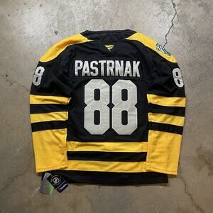 Boston Bruins Centennial Game David Pastrnak Fanatics Premium Jersey Men’s 52